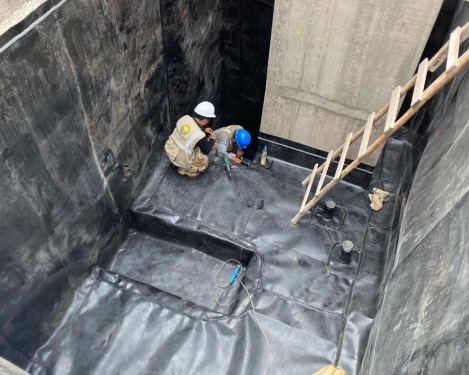 Impermeabilización de Cisterna de agua en Miraflores- Lima
