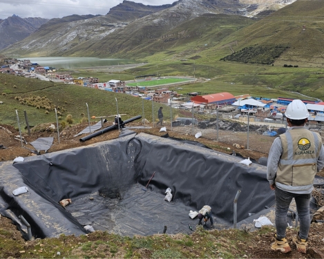 Instalación de Geomembrana HDPE en Junín – Morococha
