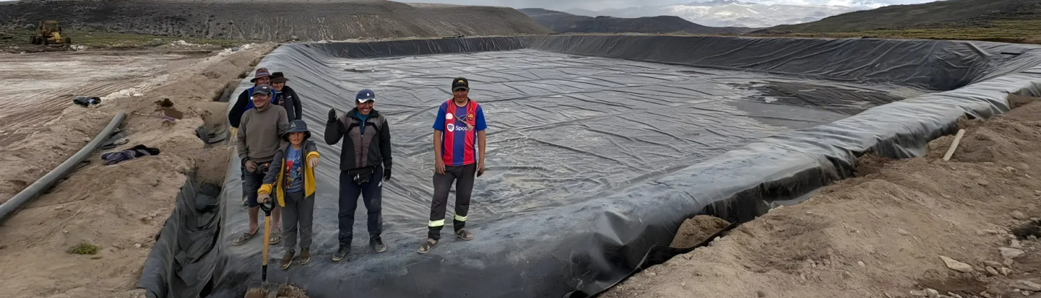 instalación de geoemembrana hdpe de 1.5mm - Agranza precio de geomembrana de 1.5mm