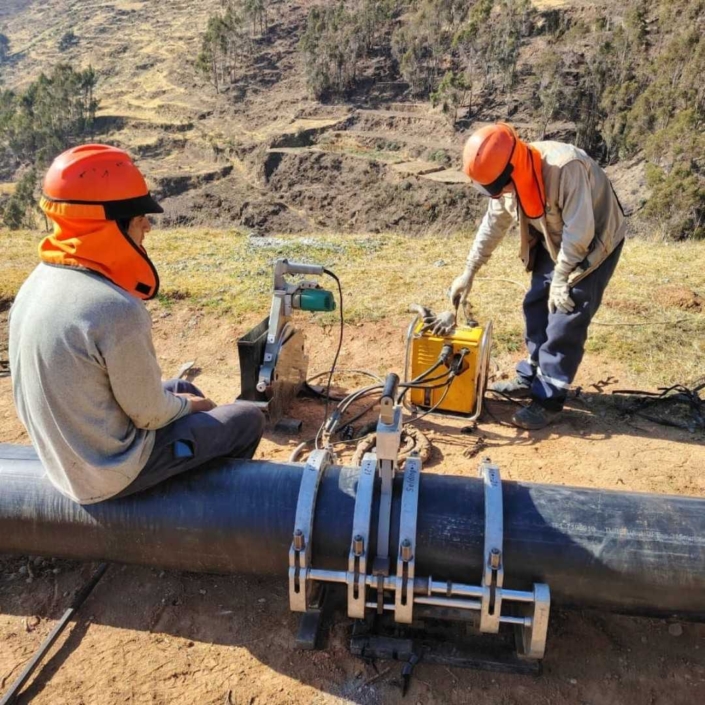 Servicio de Termofusión de Tuberías de 315mm SDR 21 en Tarma - Junín