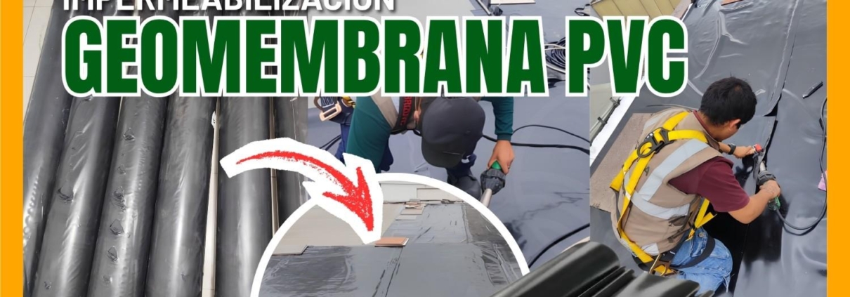 instalación de geomembrana PVC en Perú - AGRANZA