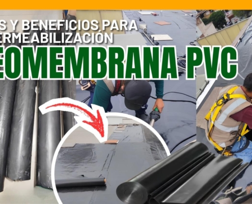 instalación de geomembrana PVC en Perú - AGRANZA