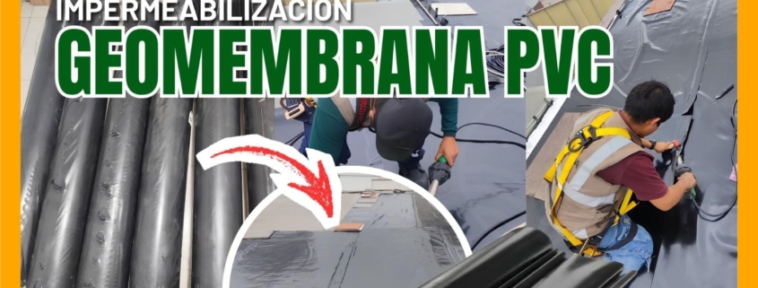 instalación de geomembrana PVC en Perú - AGRANZA